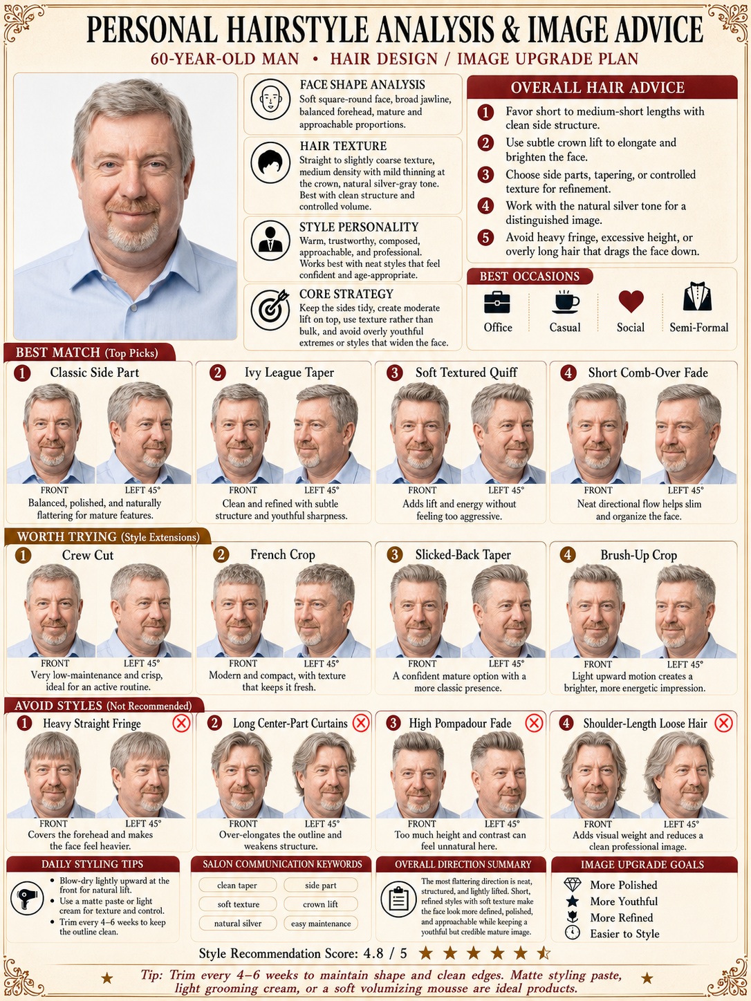 Hairstyle analysis poster example 2